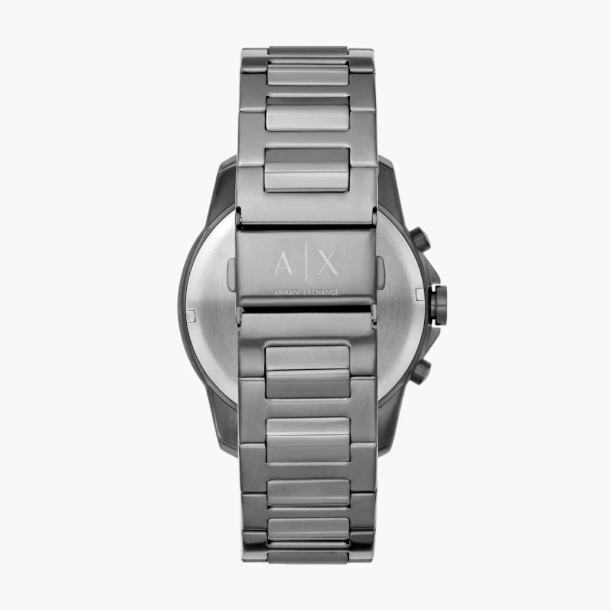 Armani Exchange Gunmetal Stainless Steel Round Watch | LEVISONS