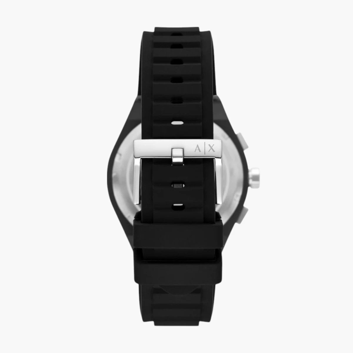 Armani Exchange Black Nylon Round Watch | LEVISONS