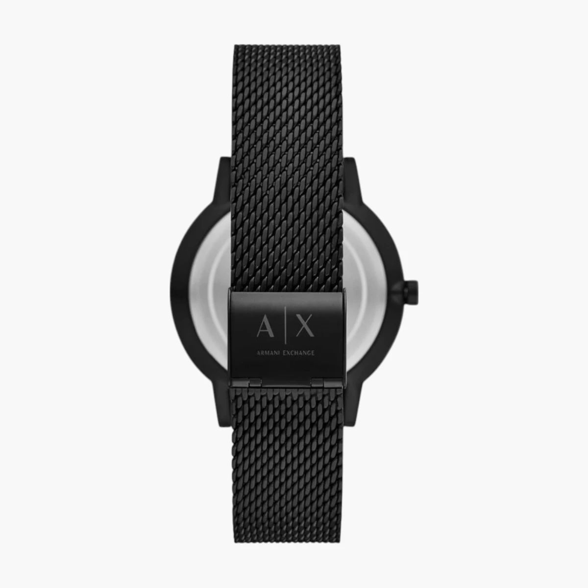 Armani Exchange Black Stainless Steel Round Watch | LEVISONS