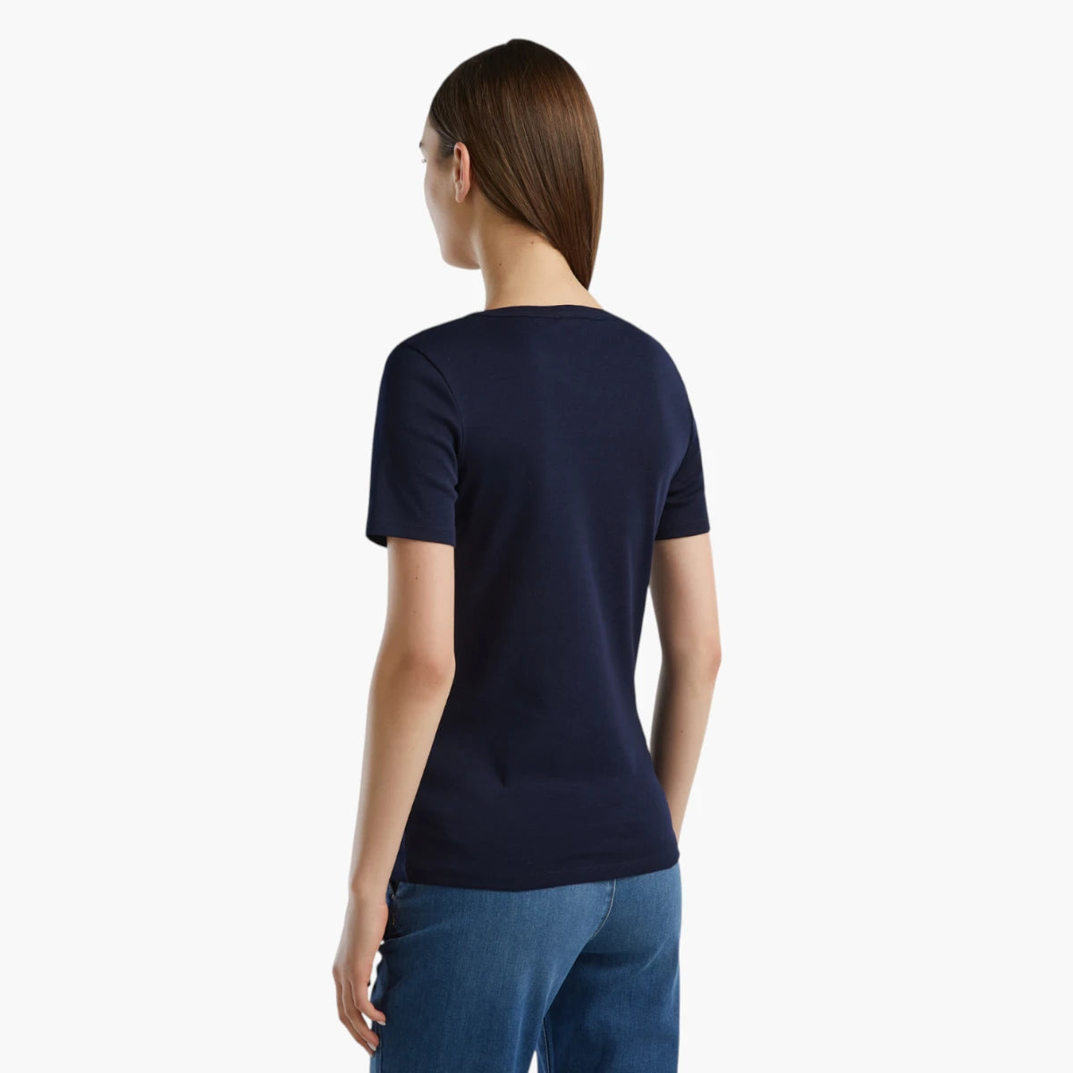 United Colors Of Benetton Long Fiber Cotton T-Shirt | LEVISONS