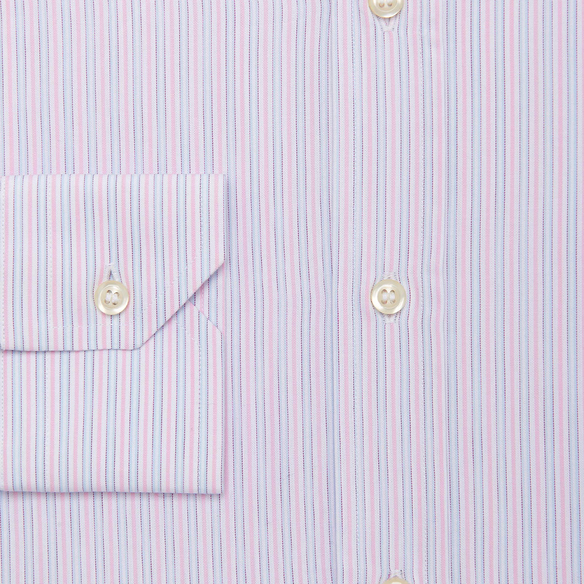 Striped Fancy Poplin Francese Shirt – Levisons