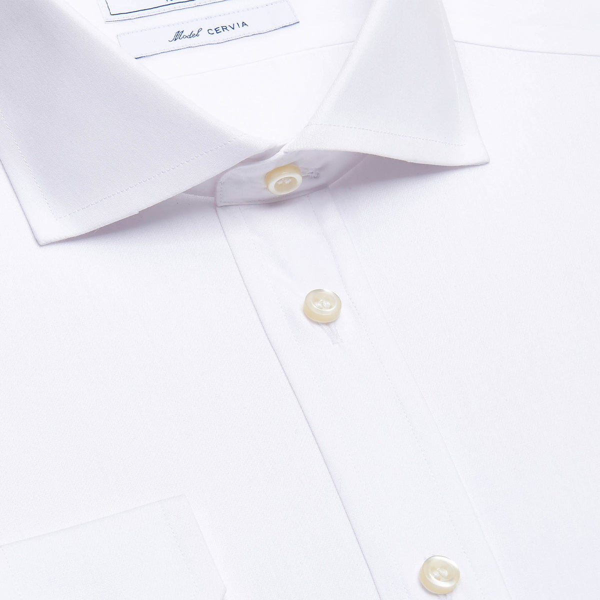 Cerviah Permanent White Slim Fit Shirt Cerviah Francese – Levisons