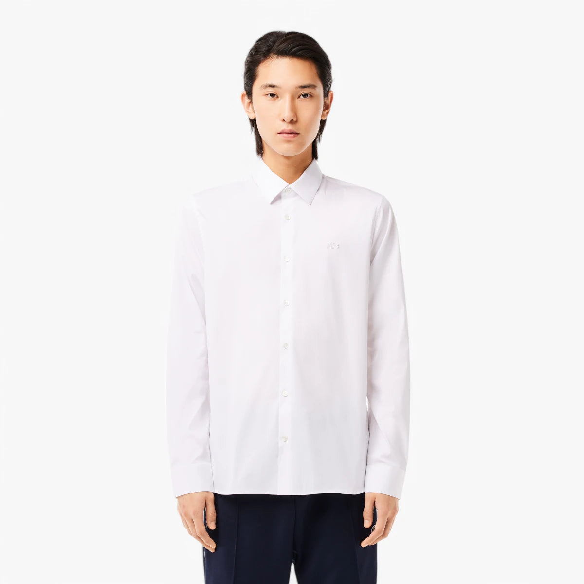Lacoste Slim Fit Stretch Poplin Shirt | LEVISONS