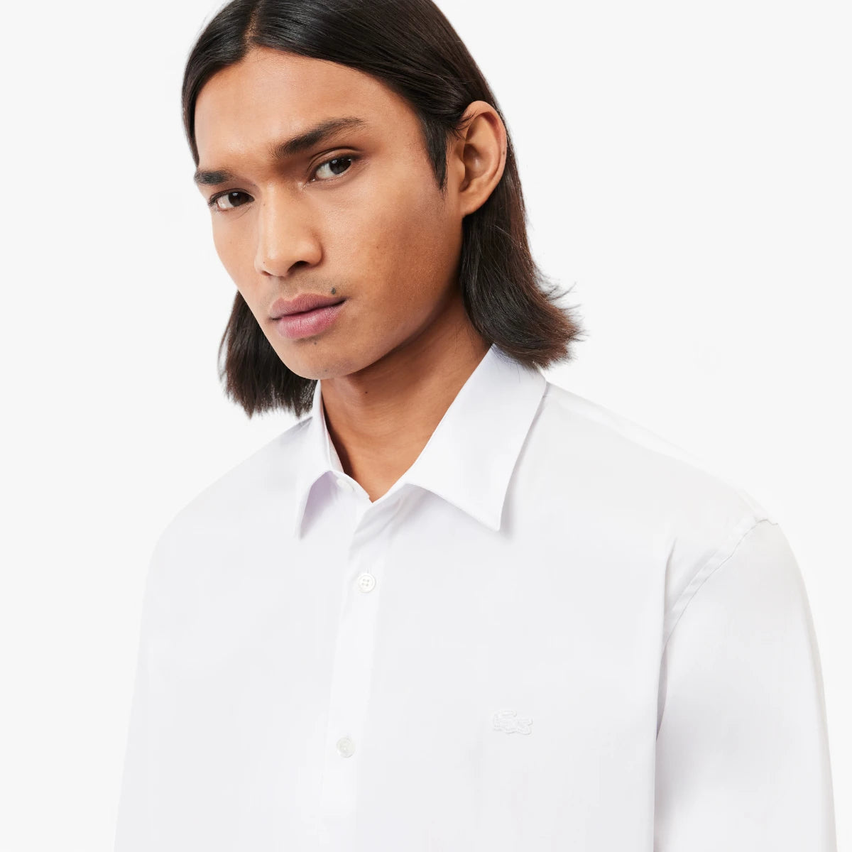 Lacoste Slim Fit Stretch Poplin Shirt | LEVISONS