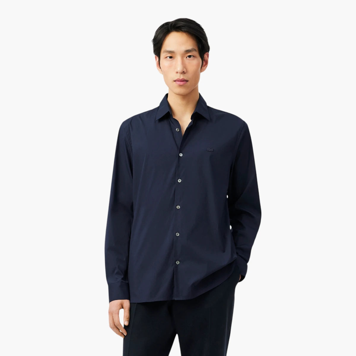 Lacoste Slim Fit Stretch Poplin Shirt | LEVISONS