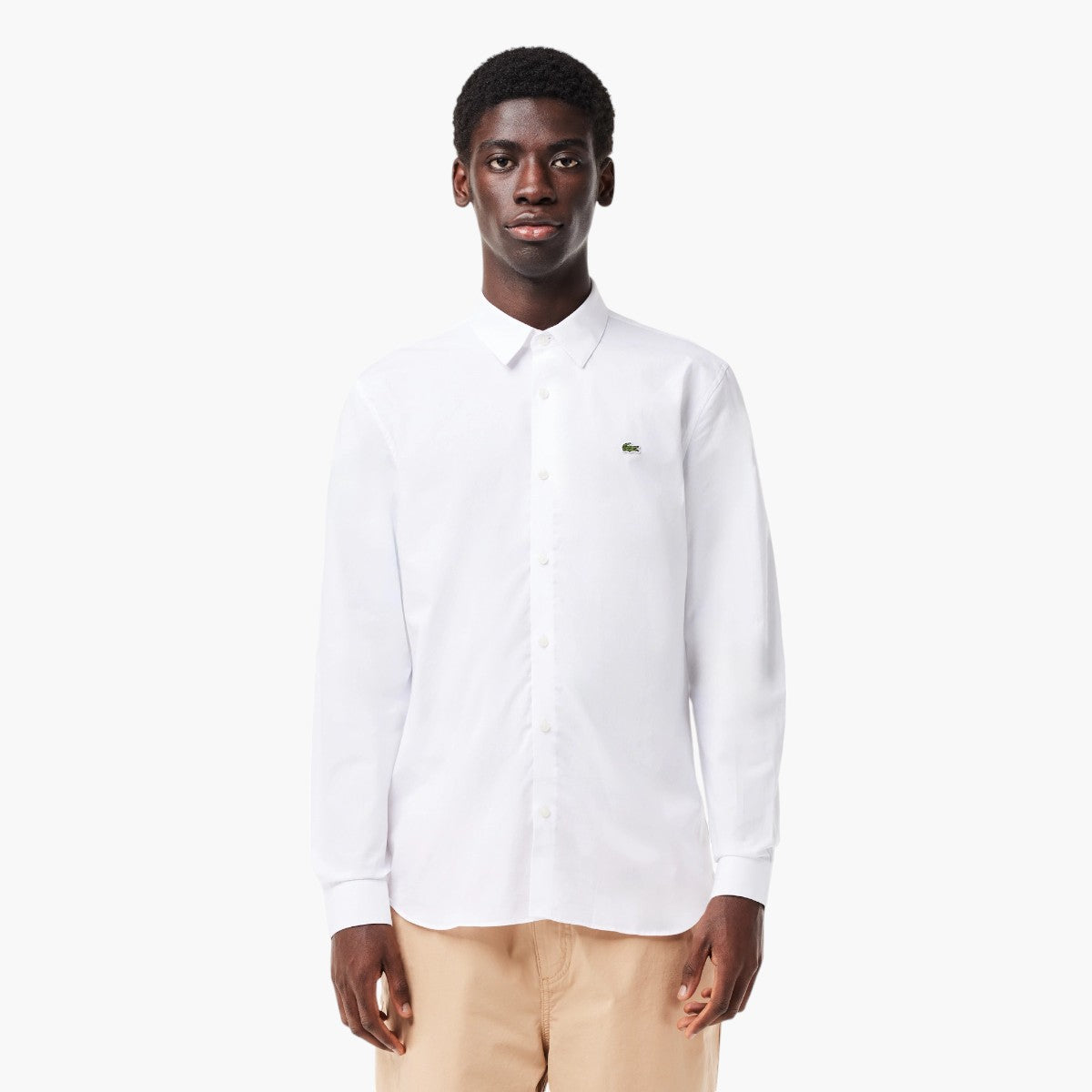Lacoste Slim Fit Stretch Poplin Shirt | LEVISONS