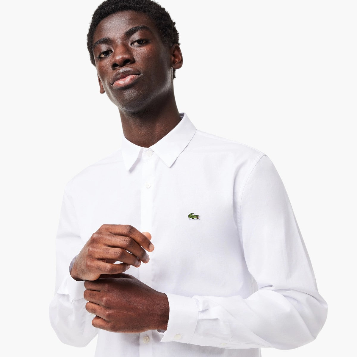 Lacoste Slim Fit Stretch Poplin Shirt | LEVISONS