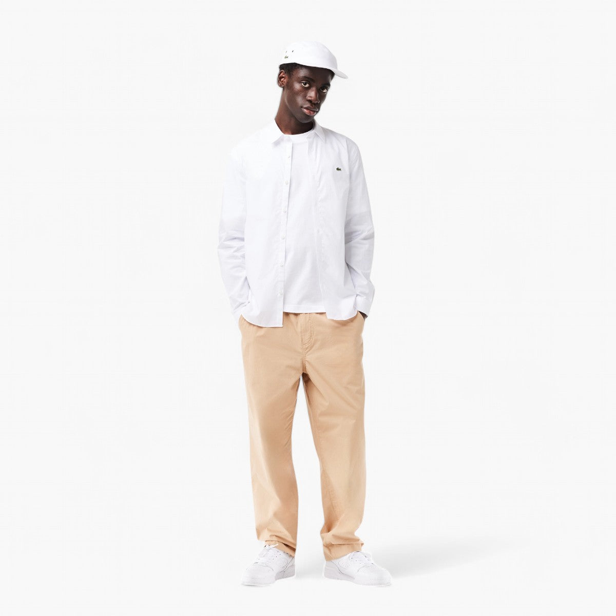 Lacoste Slim Fit Stretch Poplin Shirt | LEVISONS