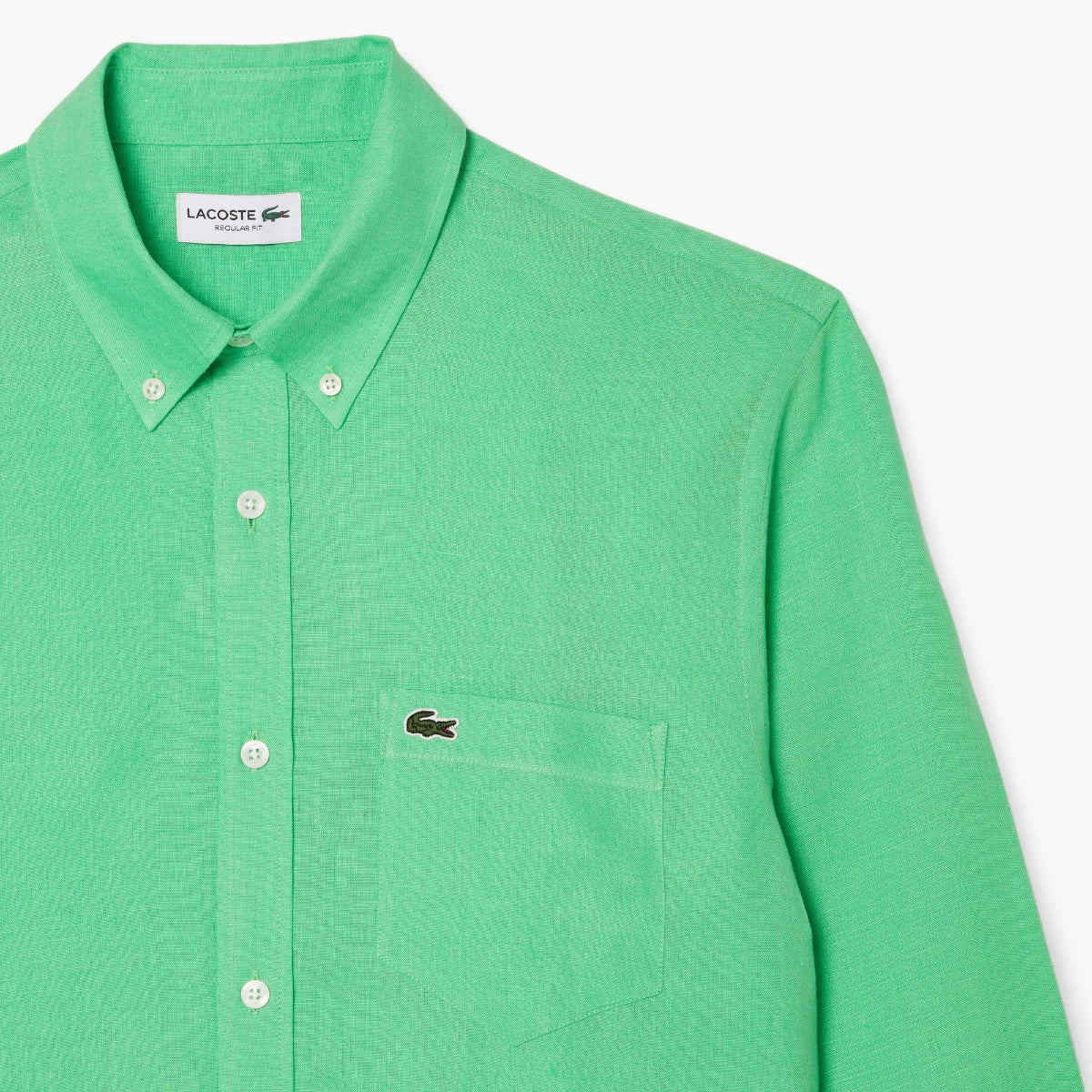 Lacoste Regular Fit Linen Shirt | LEVISONS