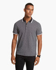 Michael Kors Greenwich Logo Print Cotton Jersey Polo Shirt | LEVISONS