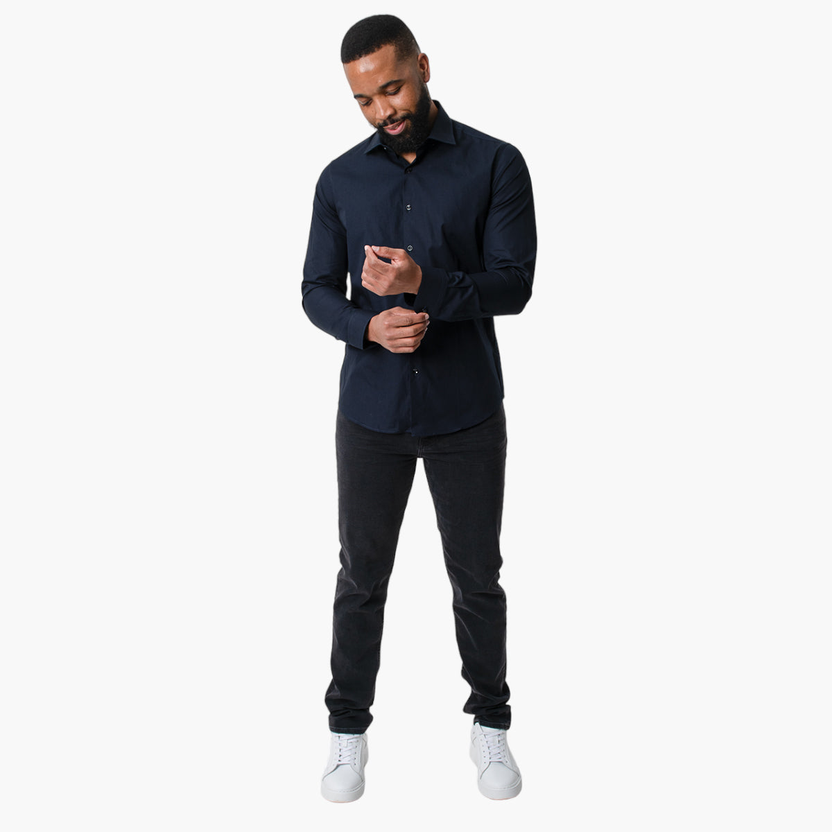 Levisons Plain Shirt - Royal Blue | LEVISONS