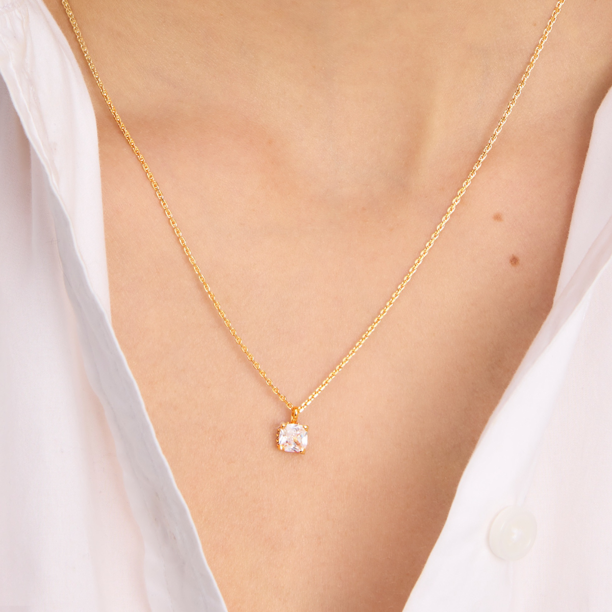 Kate Spade Little Luxuries 6Mm Square Pendant | LEVISONS