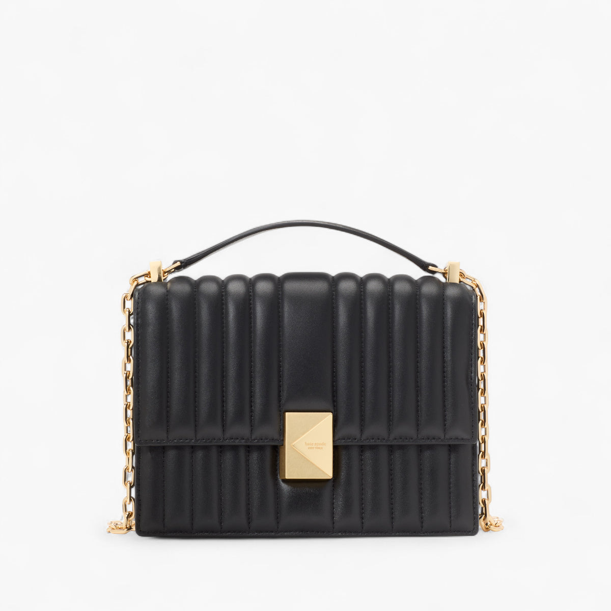 Kate Spade Deco Quilted Leather Chain Shoulder | LEVISONS