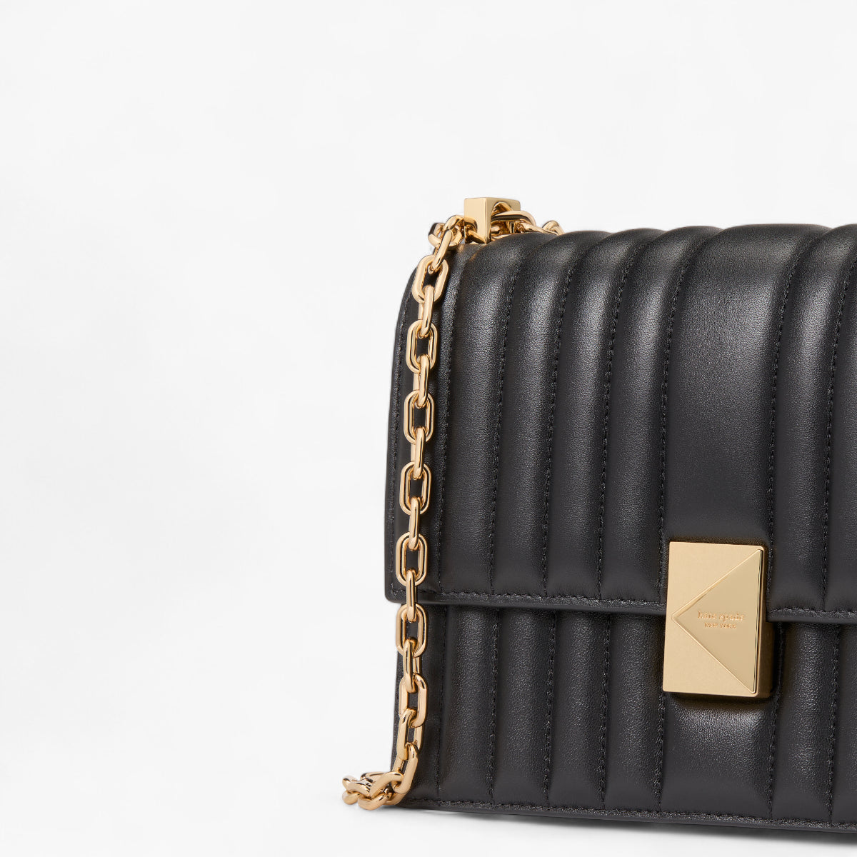 Kate Spade Deco Quilted Leather Chain Shoulder | LEVISONS