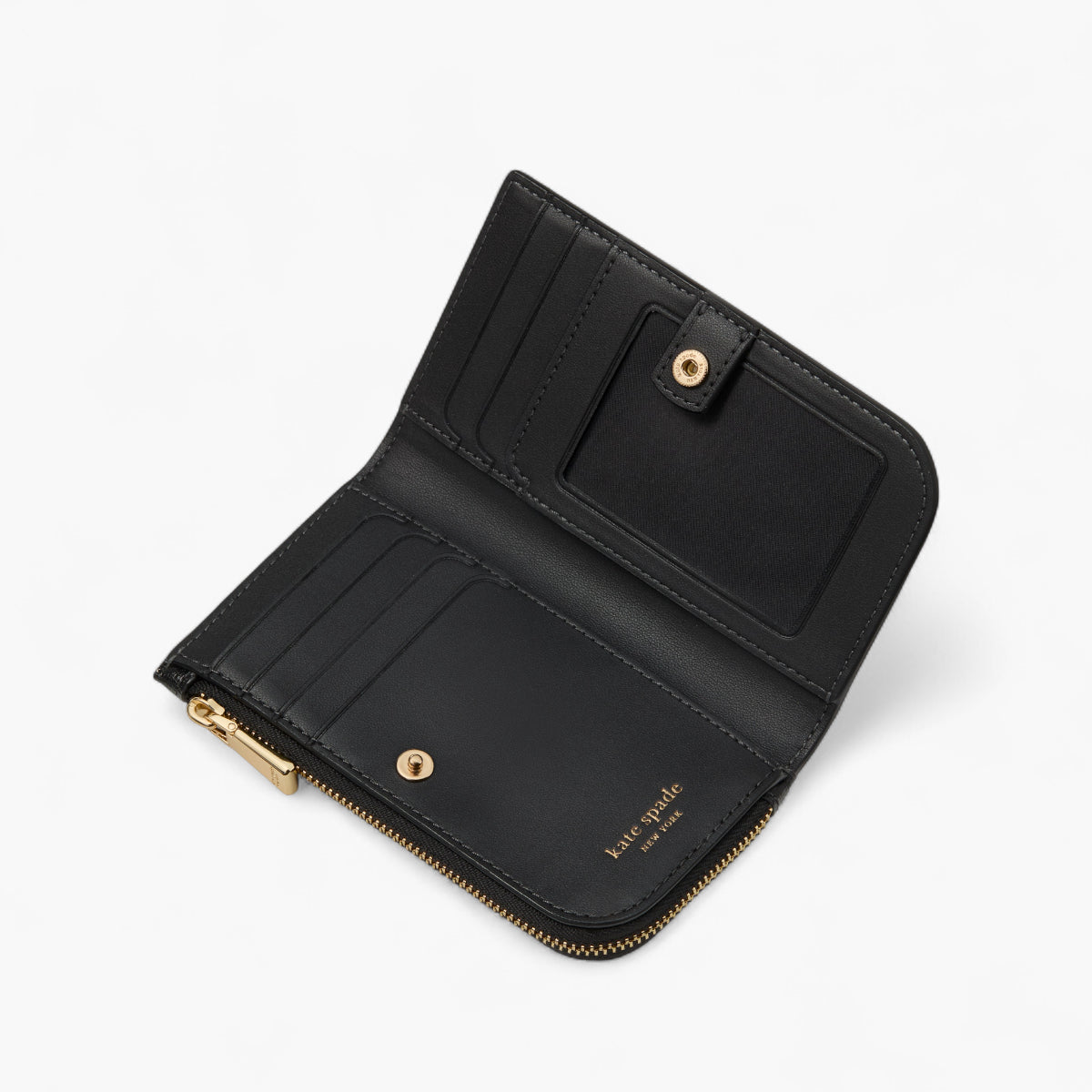 Kate Spade Devin Saffiano Leather Small Slim Bifold Wallet | LEVISONS