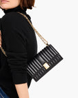 Kate Spade Deco Quilted Leather Mini Flap Chain Crossbody | LEVISONS