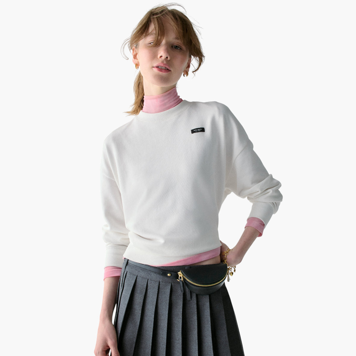 Kate Spade Duo Pebbled Leather Crossbody Bag | LEVISONS