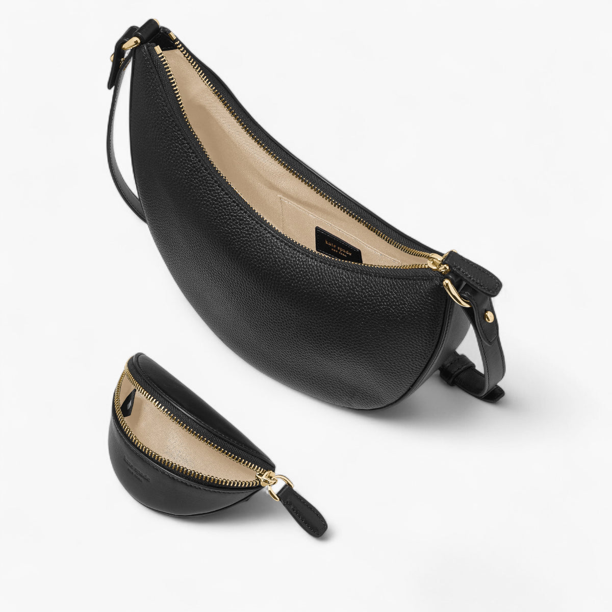 Kate Spade Duo Pebbled Leather Crossbody Bag | LEVISONS