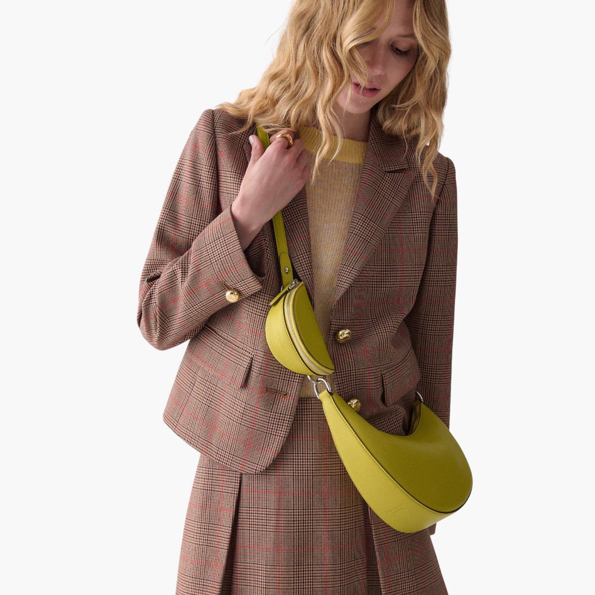 Kate Spade Duo Pebbled Leather Crossbody Bag | LEVISONS