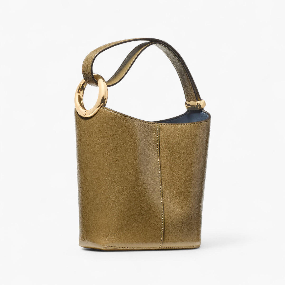 Kate Spade Halo Glazed Leather Mini Bucket Bag | LEVISONS