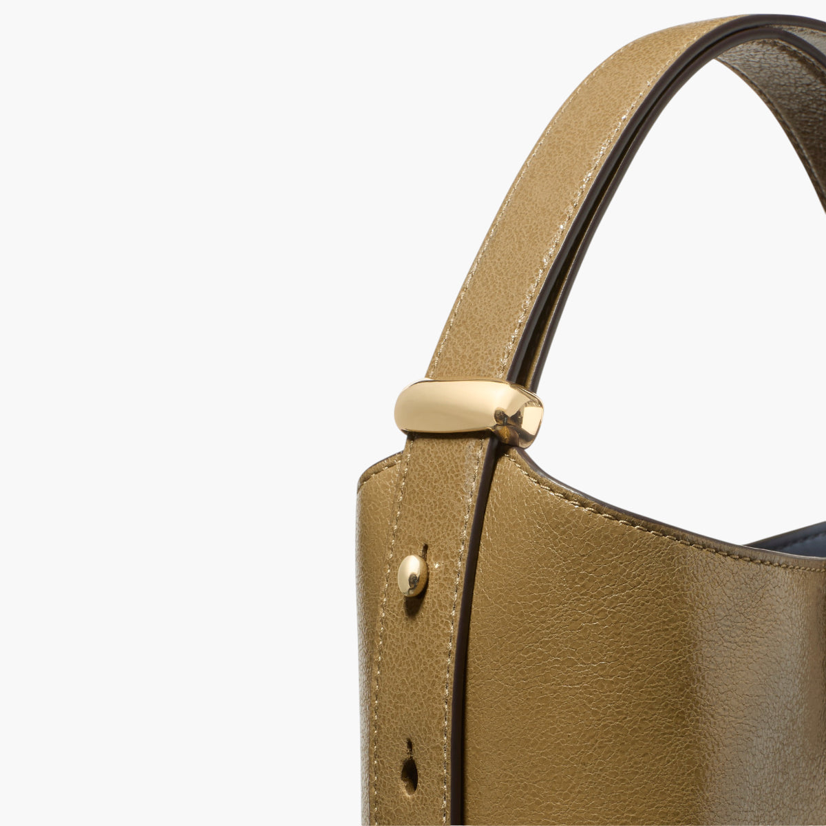 Kate Spade Halo Glazed Leather Mini Bucket Bag | LEVISONS