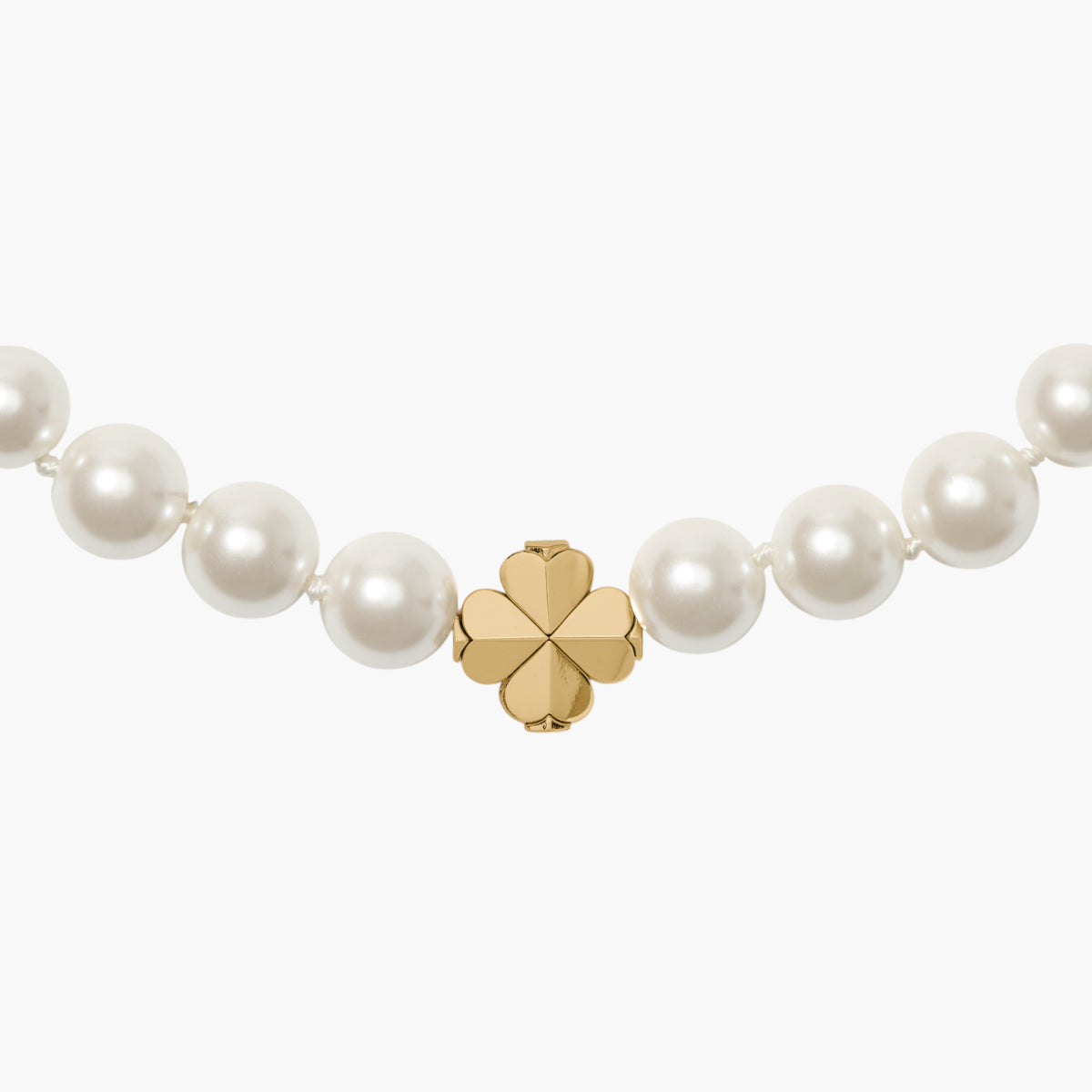 Kate Spade Spade Flower Pearl Short Necklace | LEVISONS