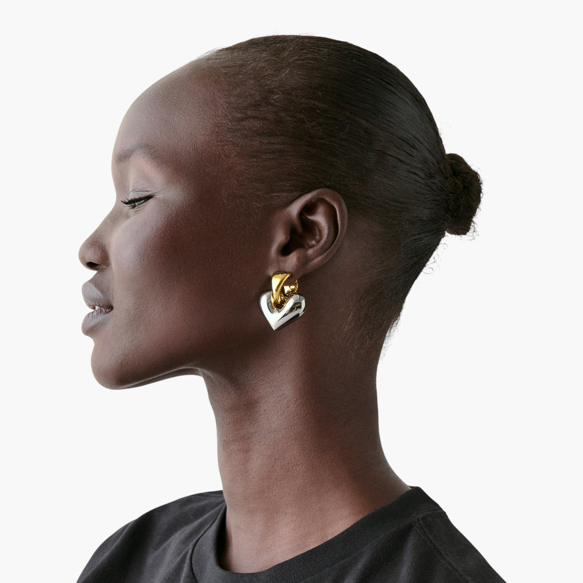 Kate Spade Sculpted Spade Statement Drop Huggies | LEVISONS