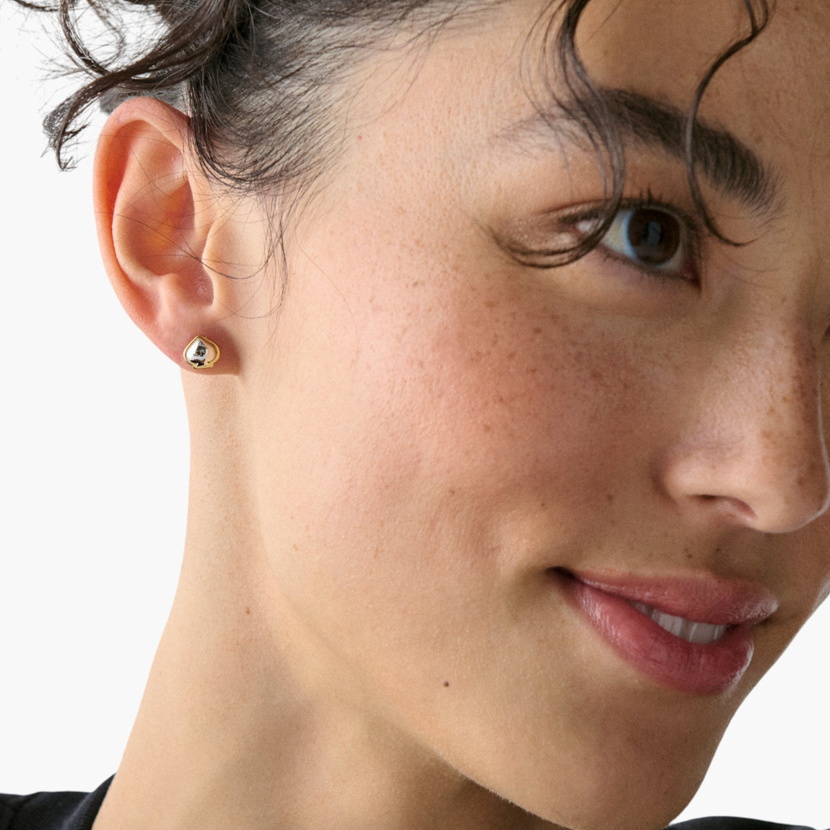 Kate Spade Sculpted Spade Mini Studs | LEVISONS