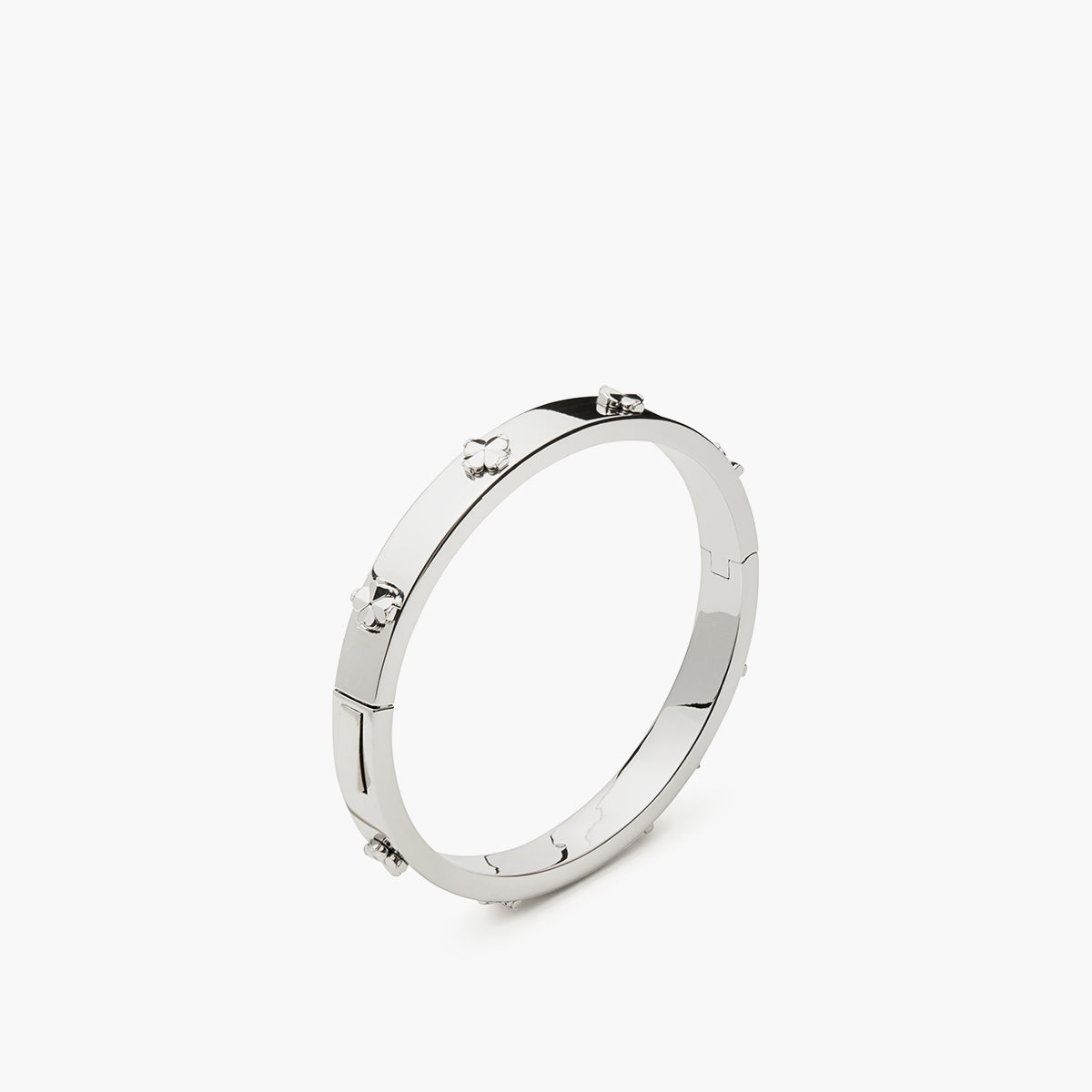 Kate Spade Spade Flower Hinged Bangle | LEVISONS