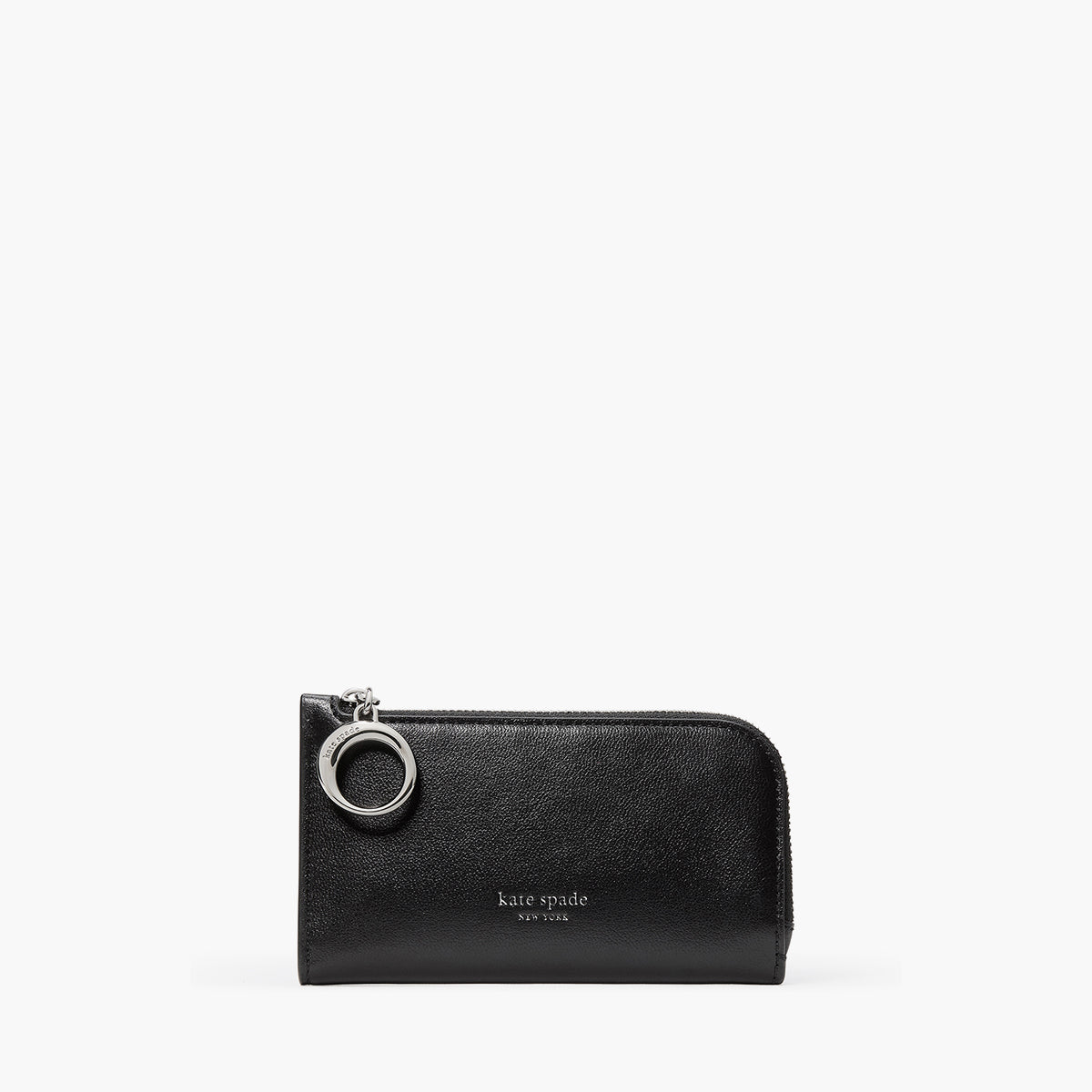 Kate Spade Halo Fine Grain Leather Small Slim Bifold Wallet | LEVISONS