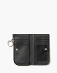 Kate Spade Halo Fine Grain Leather Small Slim Bifold Wallet | LEVISONS