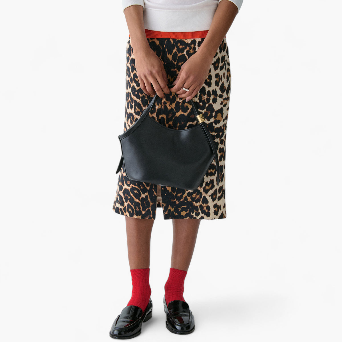 Kate Spade Deco Fine Grain Leather Small Tulip Tote | LEVISONS