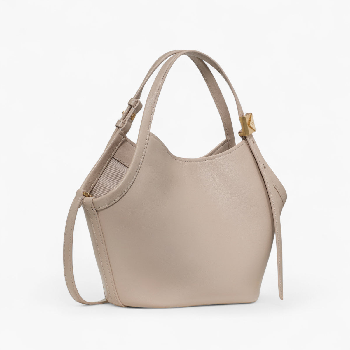 Kate Spade Deco Fine Grain Leather Small Tulip Tote | LEVISONS