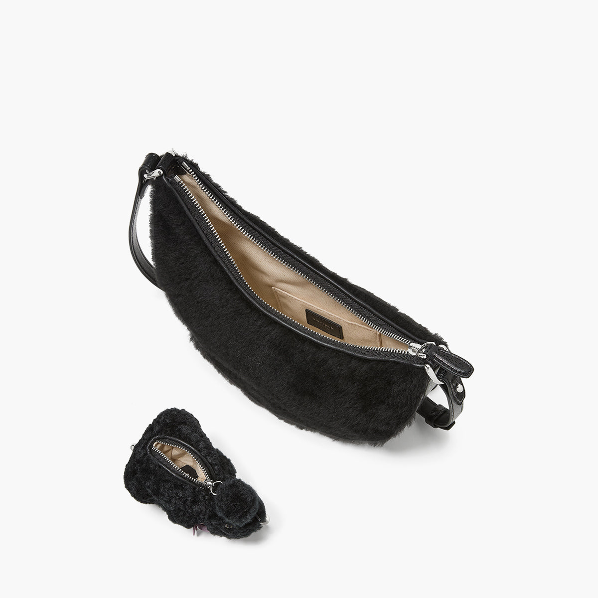 Kate Spade Duo Shearling Bear Crossbody Bag | LEVISONS