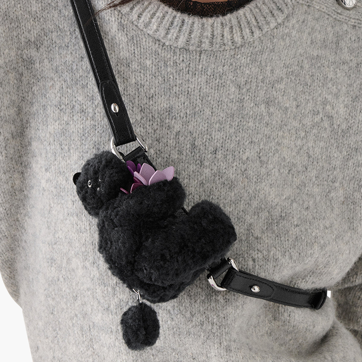 Kate Spade Duo Shearling Bear Crossbody Bag | LEVISONS