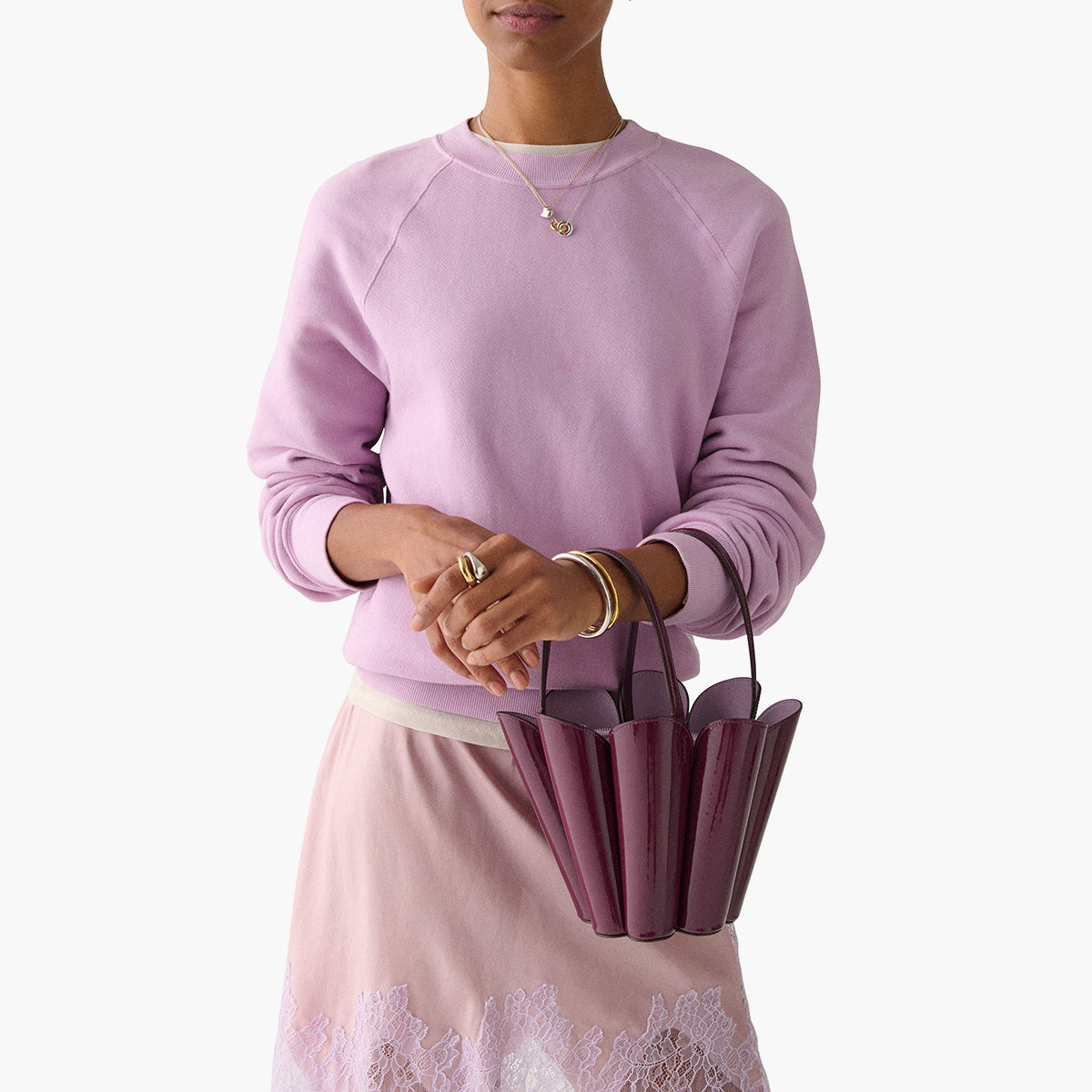 Kate Spade The Spade Patent Leather The Spade Flower Bucket Bag | LEVISONS