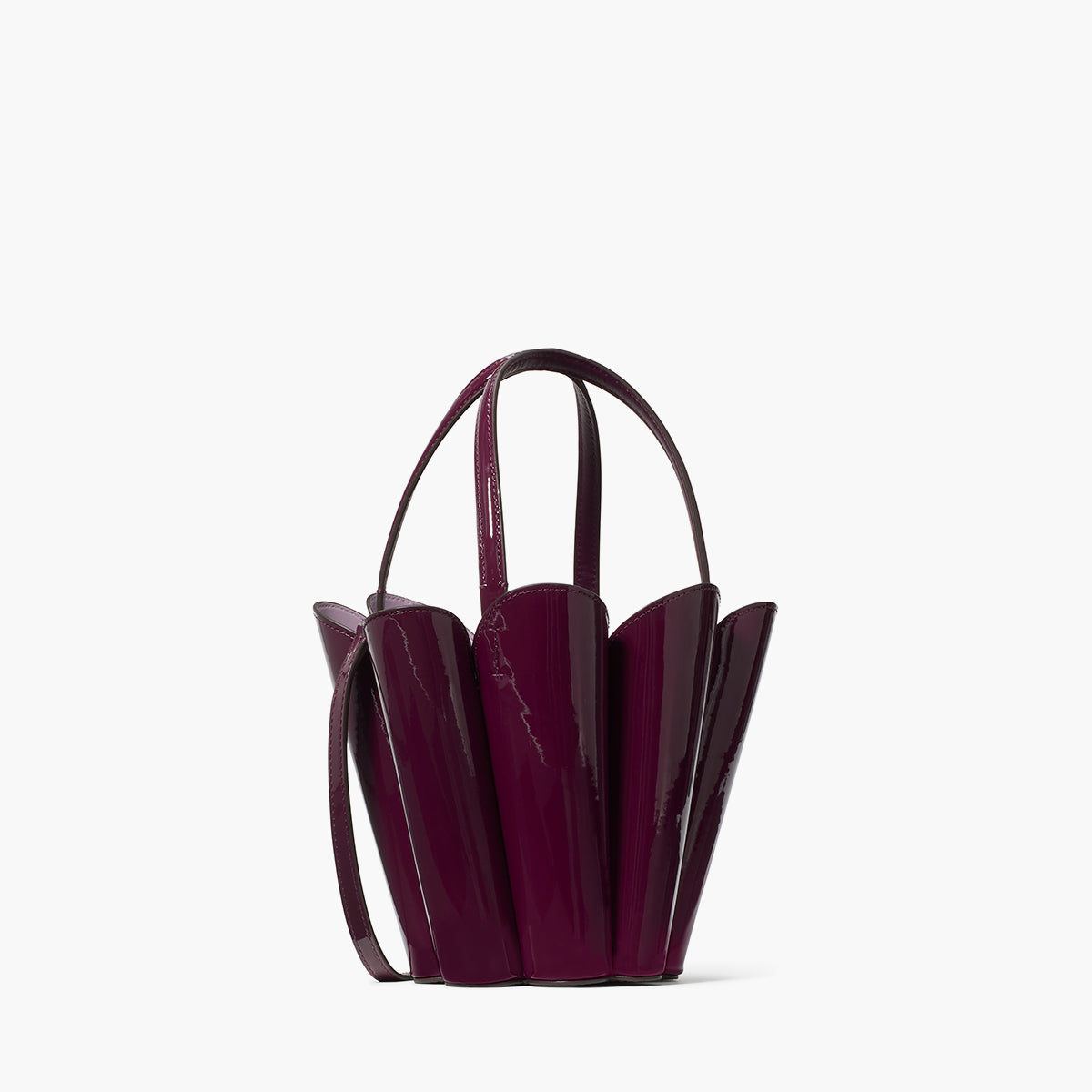 Kate Spade The Spade Patent Leather The Spade Flower Bucket Bag | LEVISONS