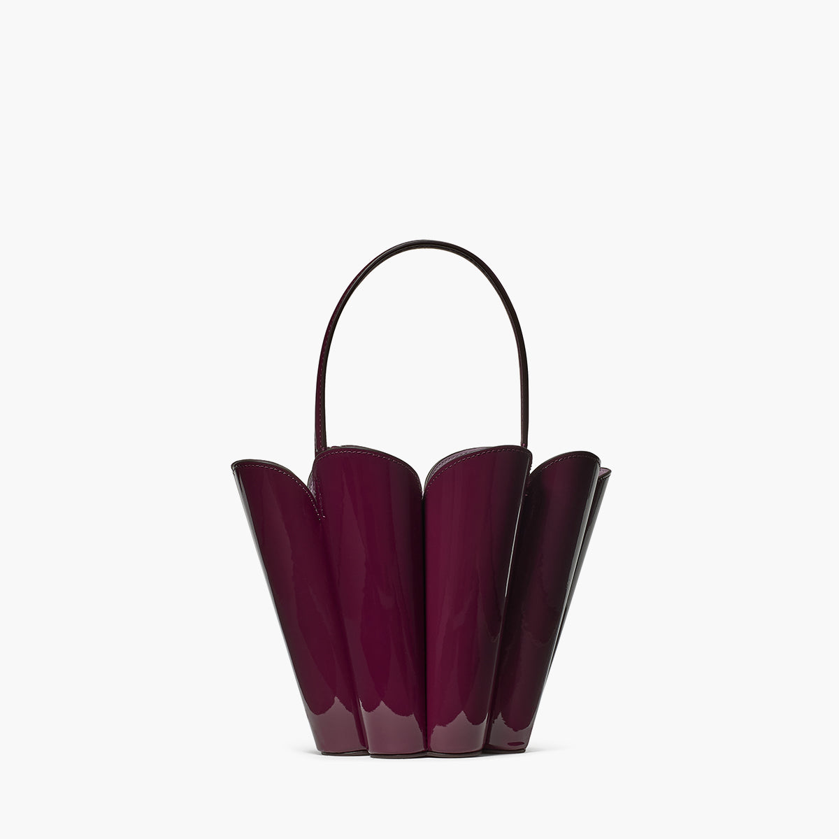 Kate Spade The Spade Patent Leather The Spade Flower Bucket Bag | LEVISONS