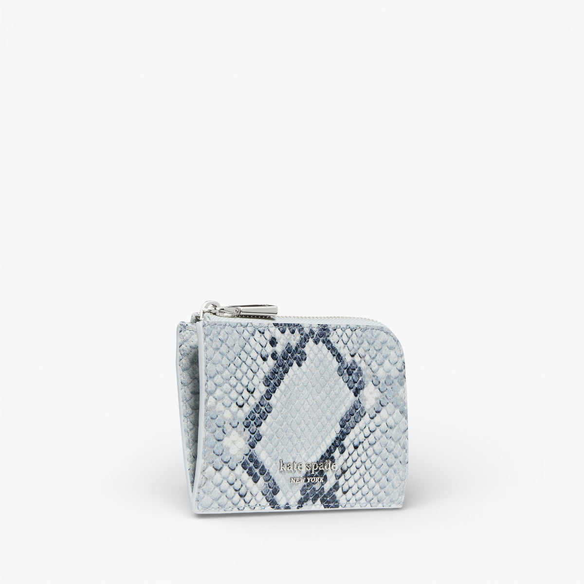 Kate Spade Mini Zip Card Case Snake Embossed Leather Mini Zip Card Case | LEVISONS