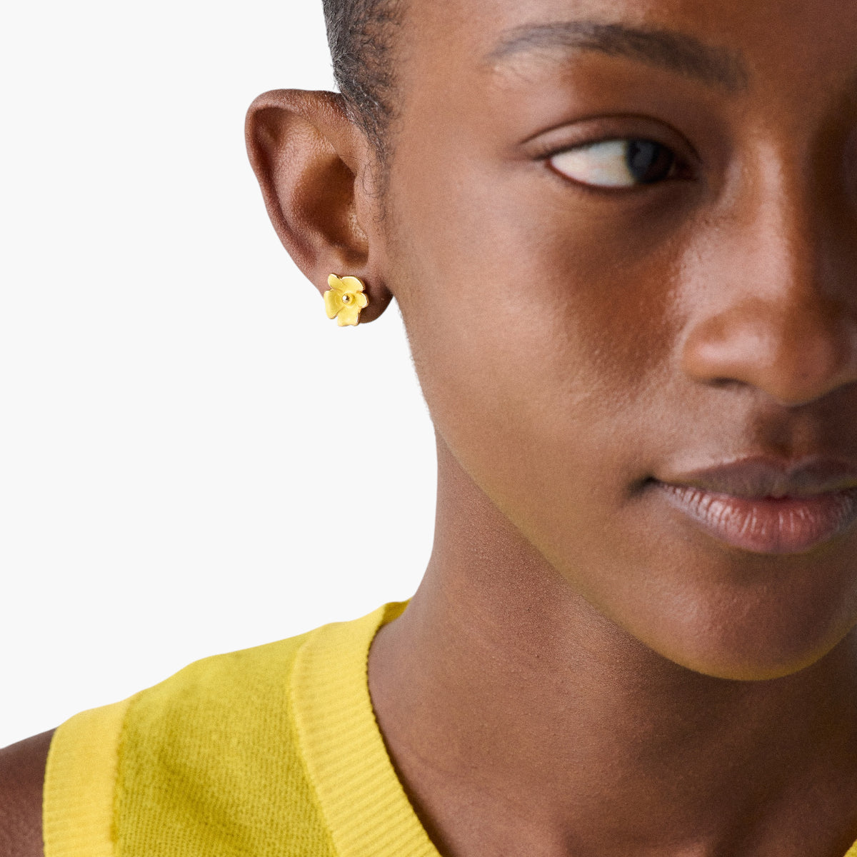 Kate Spade Golden Bloom Flower Studs | LEVISONS