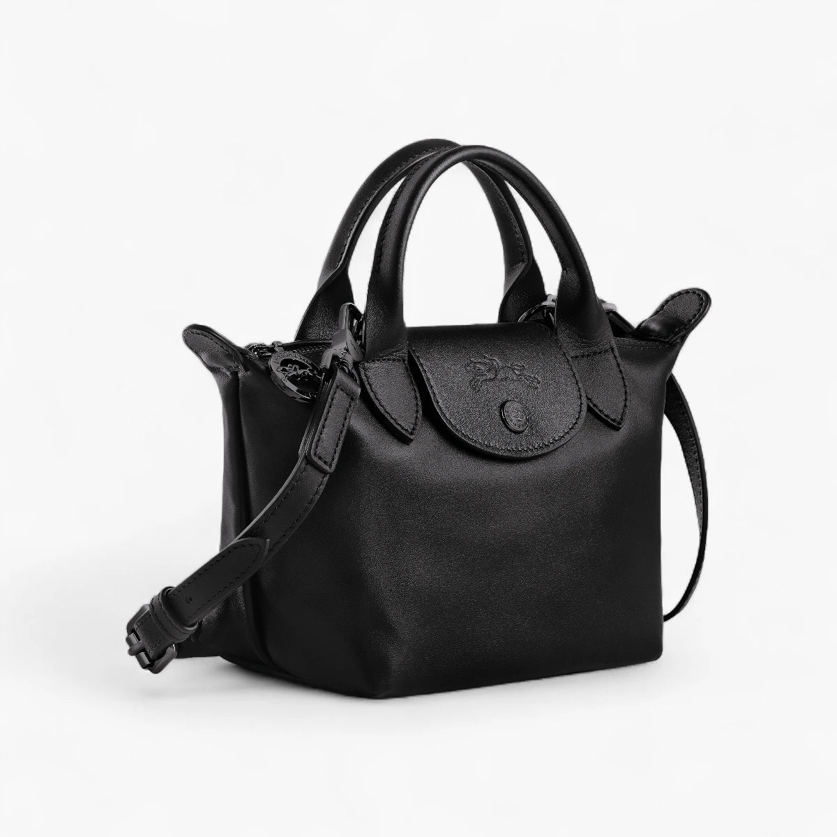 Longchamp Le Pliage Xtra Top Handle Bag Black | LEVISONS