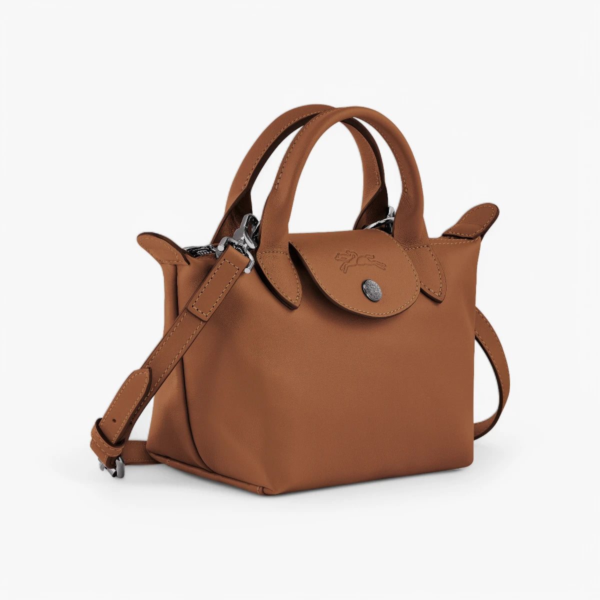 Longchamp Le Pliage Xtra Top Handle Bag Cognac | LEVISONS