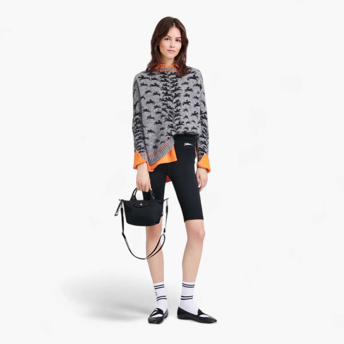 Longchamp Le Pliage Energy Top Handle Bag Black | LEVISONS
