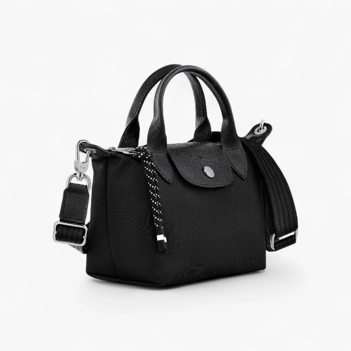 Longchamp Le Pliage Energy Top Handle Bag Black | LEVISONS