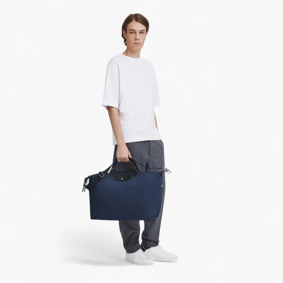 Longchamp Le Pliage Energy Travel Bag Navy | LEVISONS