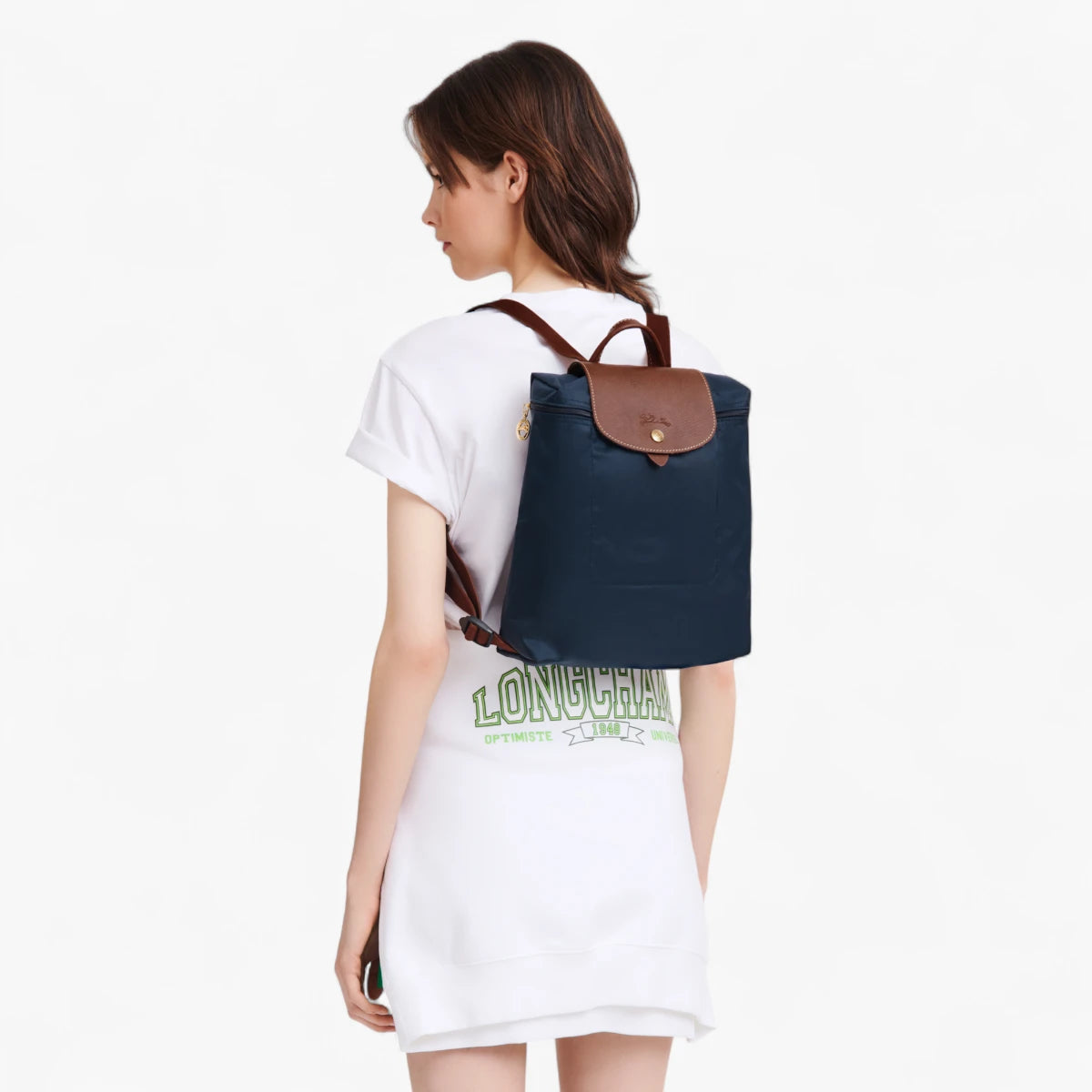 Longchamp Le Pliage Original Backpack Navy | LEVISONS
