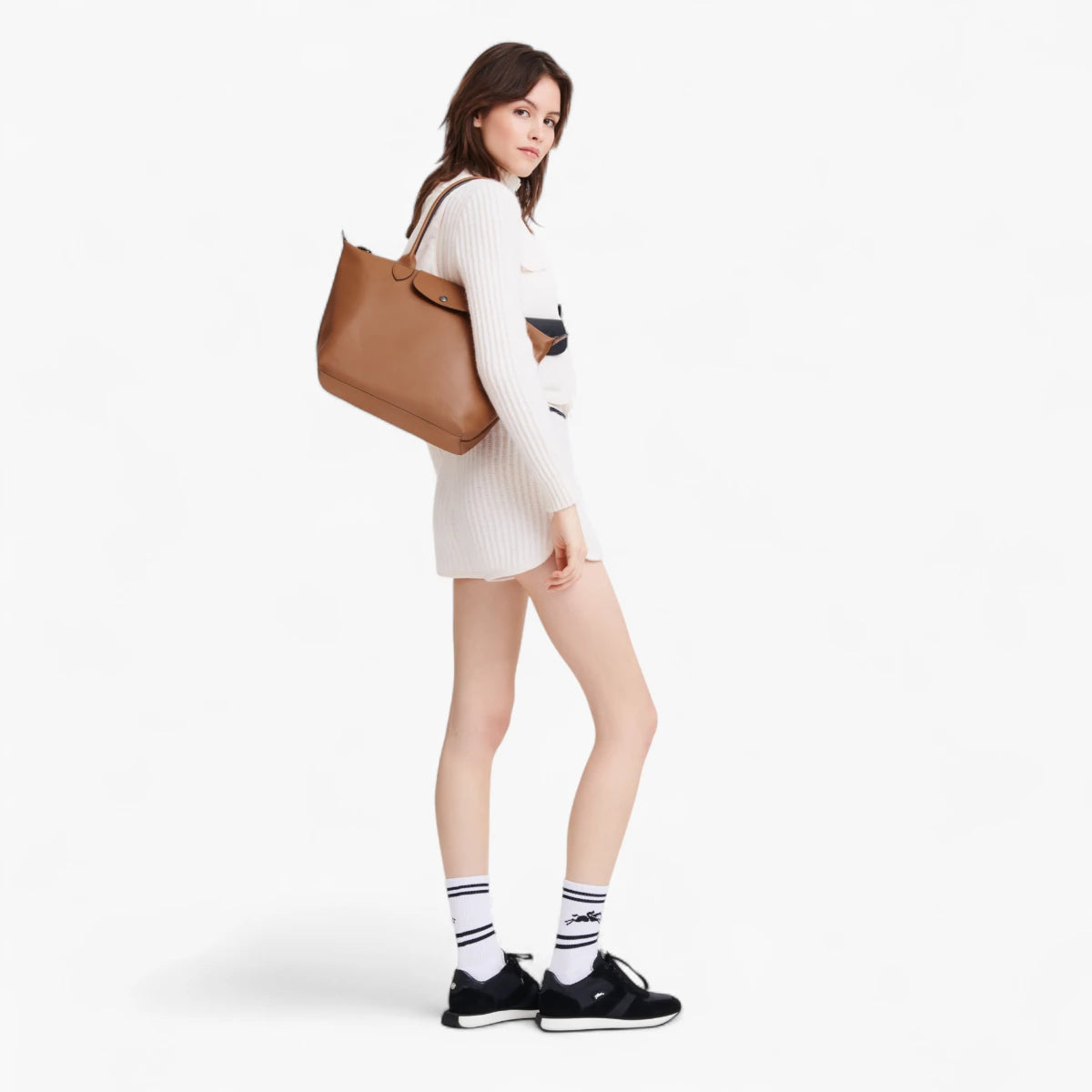 Longchamp Le Pliage Xtra Shoulder Bag Cognac | LEVISONS