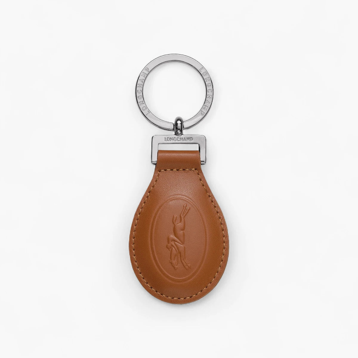 Longchamp Le Foulonne Key Ring Caramel | LEVISONS