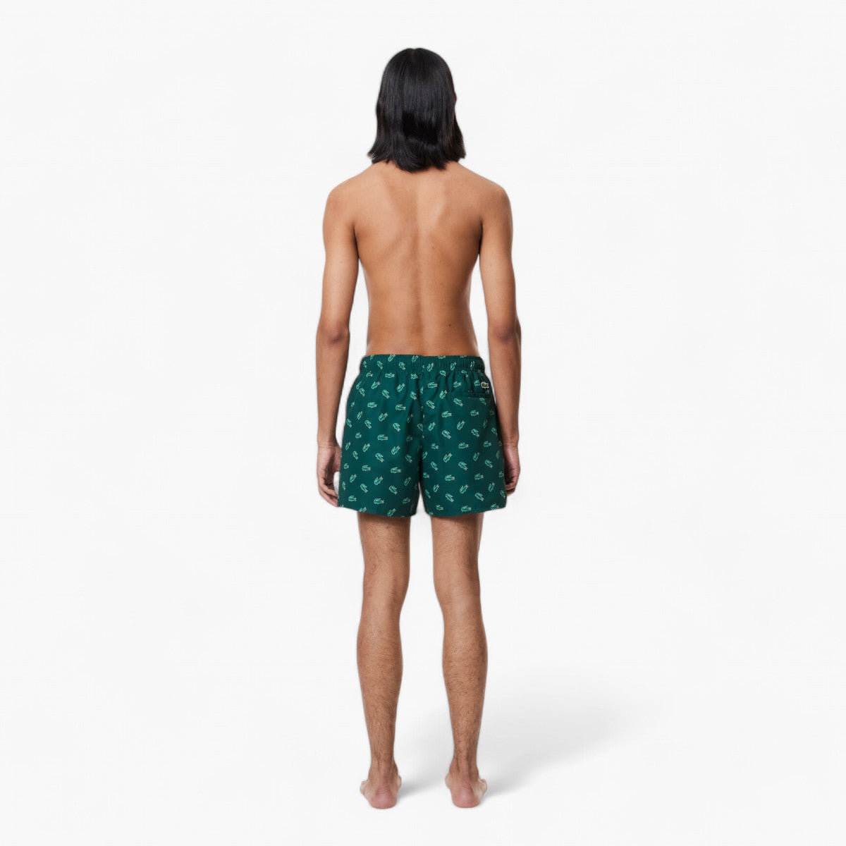 Lacoste Crocodile Print Swim Trunks | LEVISONS