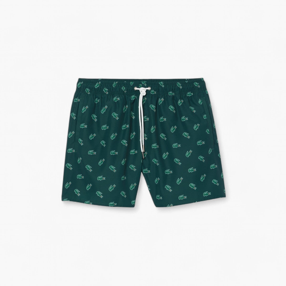 Lacoste Crocodile Print Swim Trunks | LEVISONS